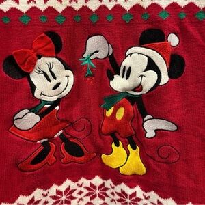 Disney Red Teddy Jacket with Mickey and Minnie